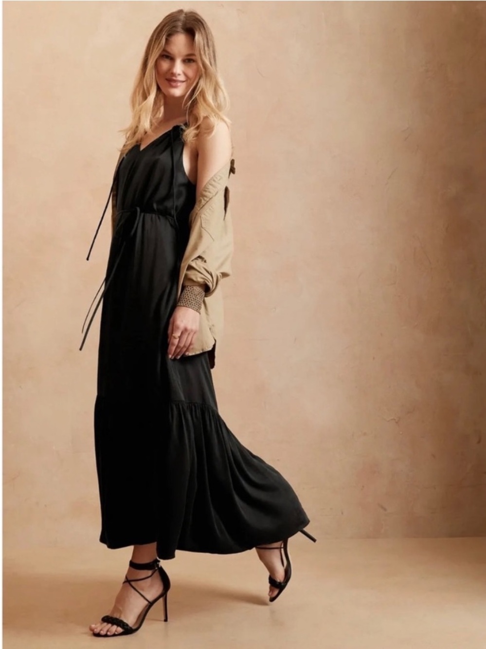 Banana Republic Black Maxi Dress